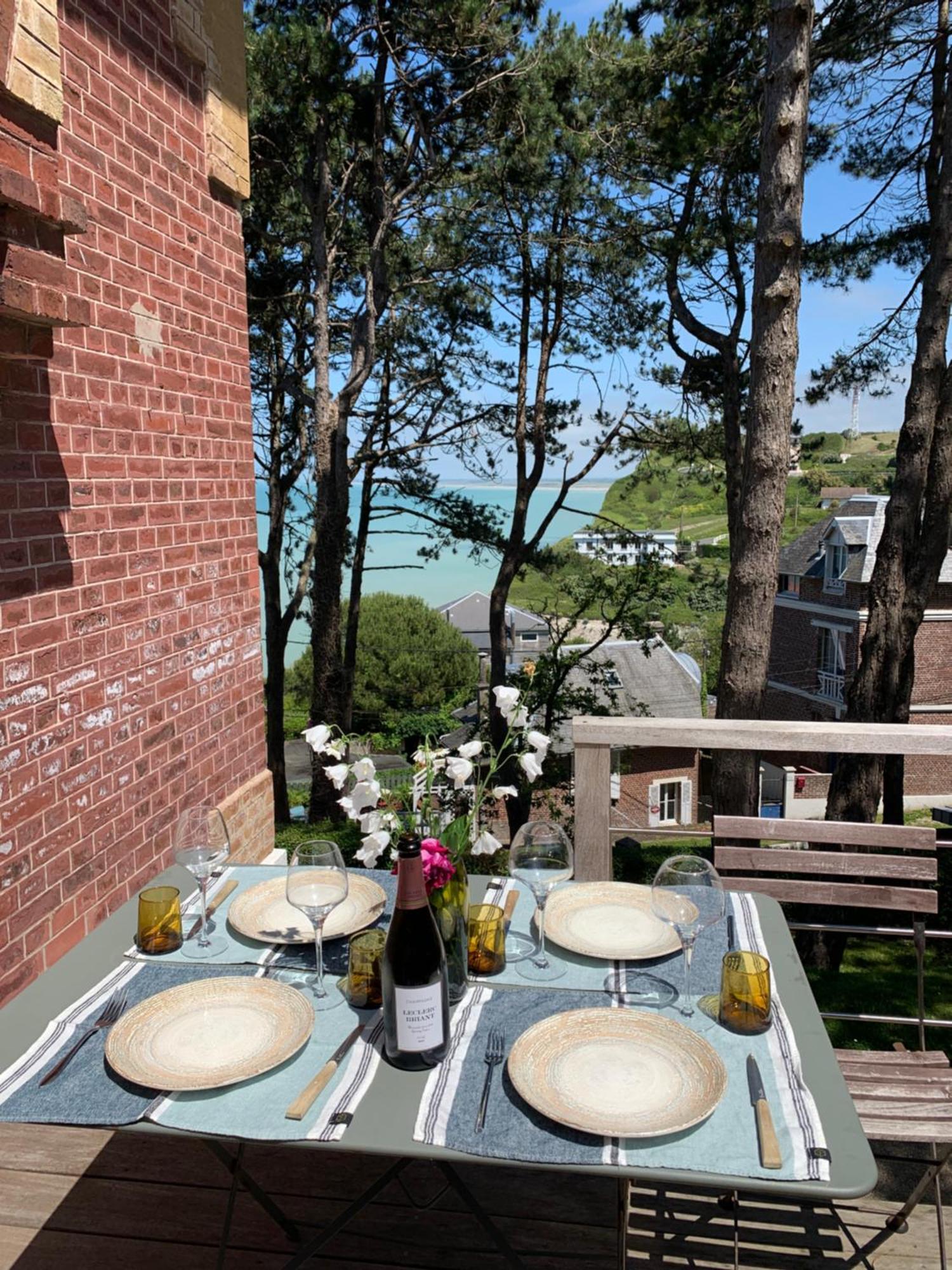 Villa Vue Mer Panoramique En Baie De Somme Ault Luaran gambar